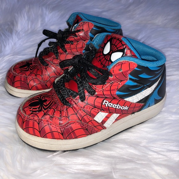 spiderman reebok shoes